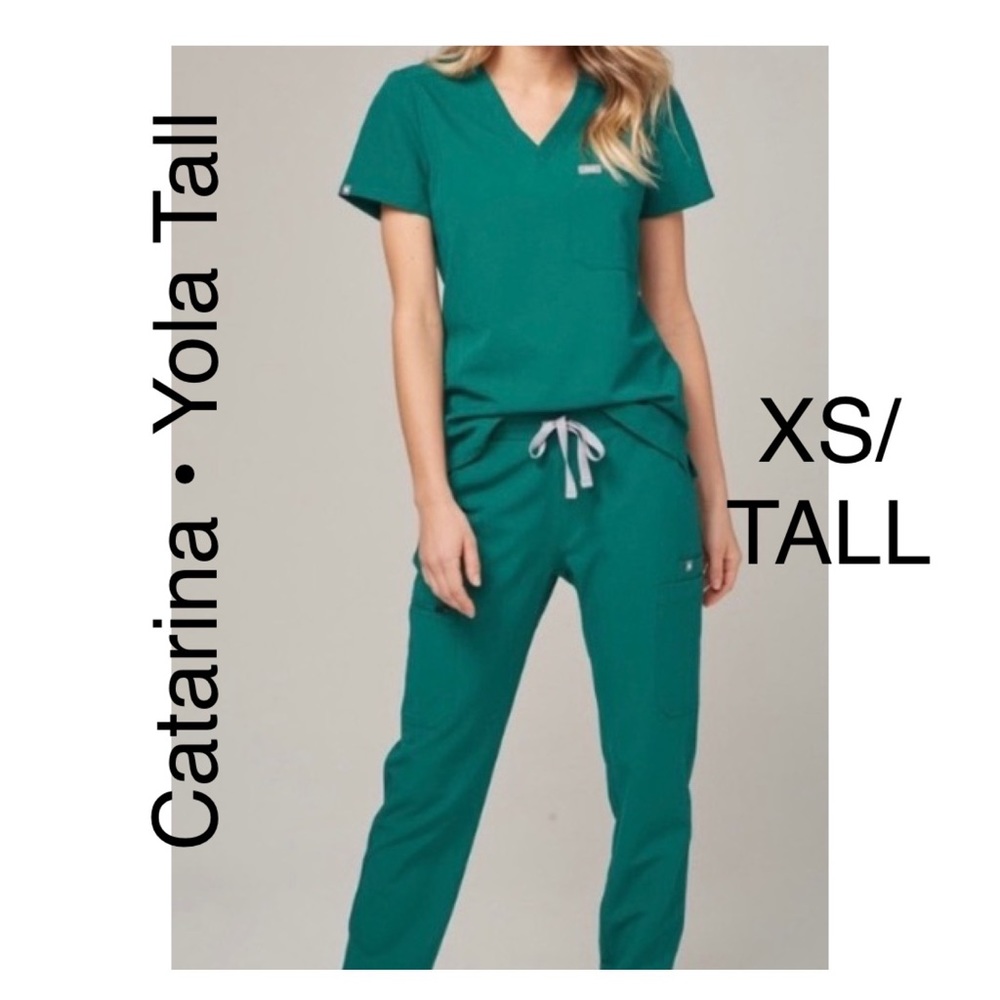 XS Tall hunter green set